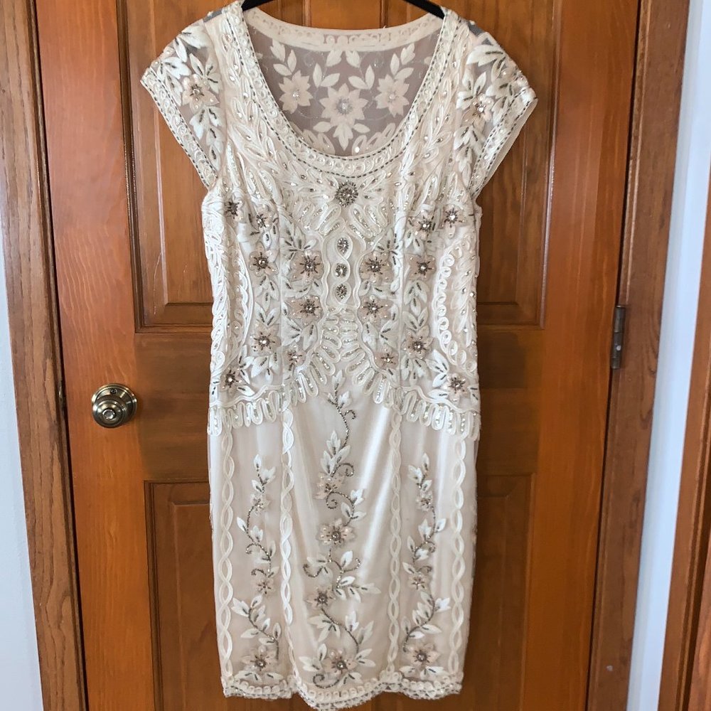 Sue Wong Nocturne Gold Dress